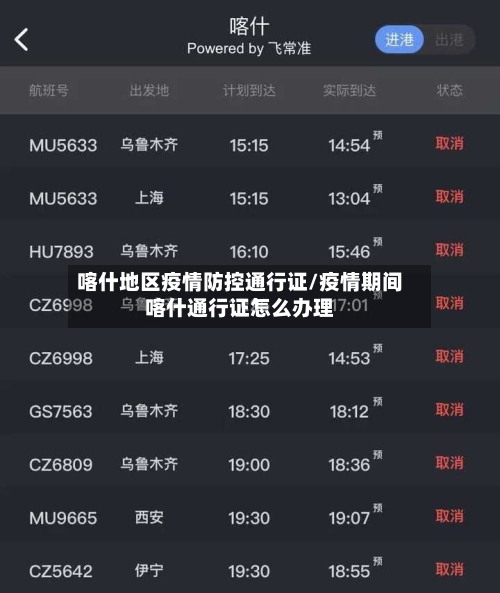 喀什地区疫情防控通行证/疫情期间喀什通行证怎么办理
