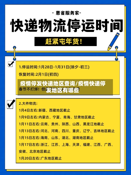 疫情停发快递地区查询/疫情快递停发地区有哪些