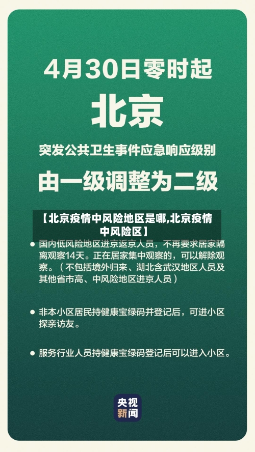 【北京疫情中风险地区是哪,北京疫情 中风险区】