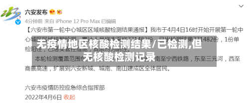 无疫情地区核酸检测结果/已检测,但无核酸检测记录-第3张图片