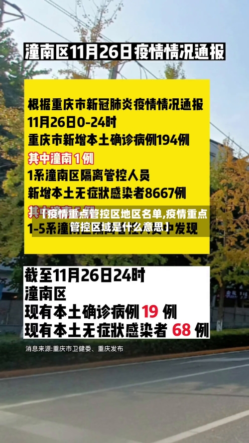 【疫情重点管控区地区名单,疫情重点管控区域是什么意思】-第2张图片