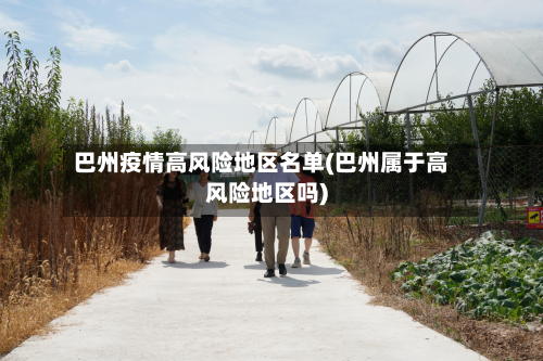 巴州疫情高风险地区名单(巴州属于高风险地区吗)