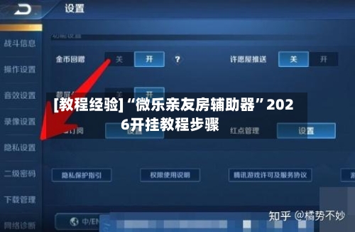 [教程经验]“微乐亲友房辅助器”2026开挂教程步骤-第3张图片
