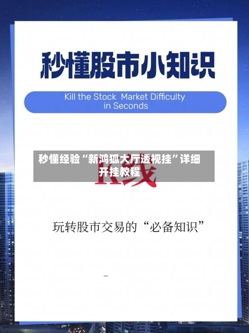 秒懂经验“新鸿狐大厅透视挂”详细开挂教程-第2张图片