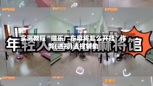 实测教程“微乐广东麻将怎么开挂”作弊(透视)透视辅助