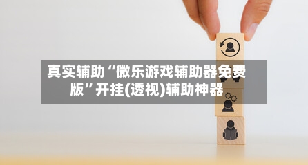 真实辅助“微乐游戏辅助器免费版”开挂(透视)辅助神器