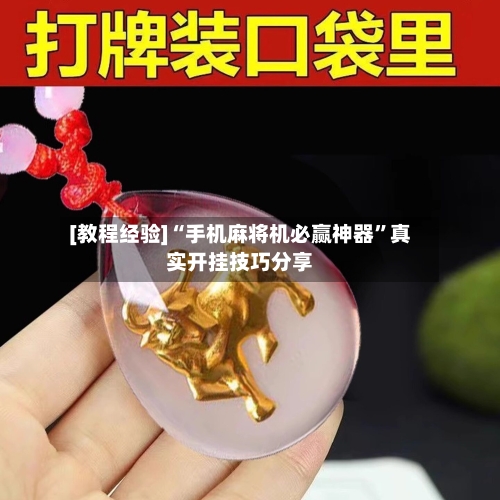 [教程经验]“手机麻将机必赢神器”真实开挂技巧分享-第1张图片