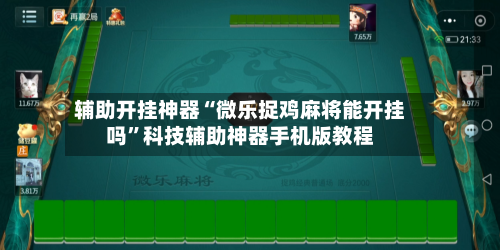 辅助开挂神器“微乐捉鸡麻将能开挂吗”科技辅助神器手机版教程-第2张图片