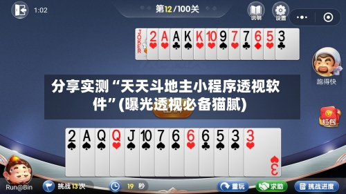 分享实测“天天斗地主小程序透视软件	”(曝光透视必备猫腻)-第2张图片
