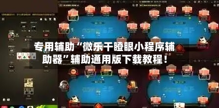 专用辅助“微乐干瞪眼小程序辅助器”辅助通用版下载教程！-第2张图片