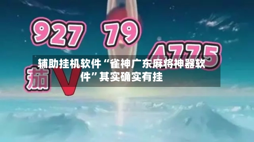 辅助挂机软件“雀神广东麻将神器软件”其实确实有挂-第3张图片