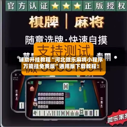 辅助开挂教程“河北微乐麻将小程序万能挂免费版”通用版下载教程！-第2张图片
