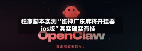 独家脚本实测“雀神广东麻将开挂器ios版”其实确实有挂-第2张图片