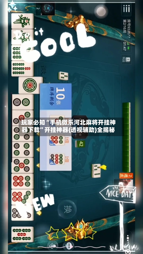 玩家必知“手机微乐河北麻将开挂神器下载”开挂神器{透视辅助}全揭秘-第2张图片