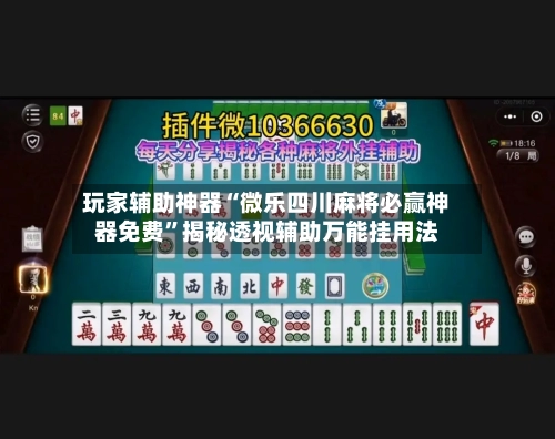 玩家辅助神器“微乐四川麻将必赢神器免费	”揭秘透视辅助万能挂用法-第2张图片