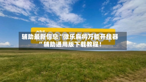 辅助最新信息“微乐麻将万能开挂器”辅助通用版下载教程！-第3张图片