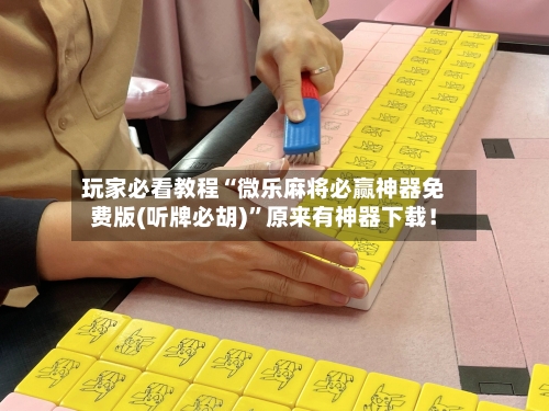 玩家必看教程“微乐麻将必赢神器免费版(听牌必胡)”原来有神器下载！-第2张图片