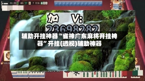辅助开挂神器“雀神广东麻将开挂神器”开挂(透视)辅助神器-第2张图片