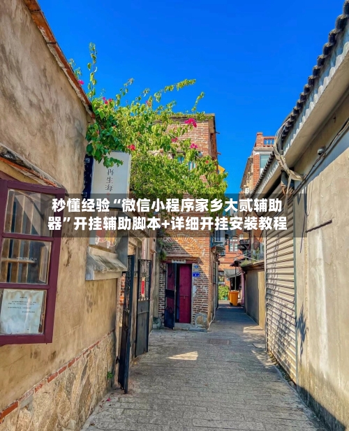 秒懂经验“微信小程序家乡大贰辅助器”开挂辅助脚本+详细开挂安装教程