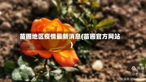苗圃地区疫情最新消息(苗圃官方网站)
