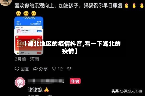 【湖北地区的疫情抖音,看一下湖北的疫情】
