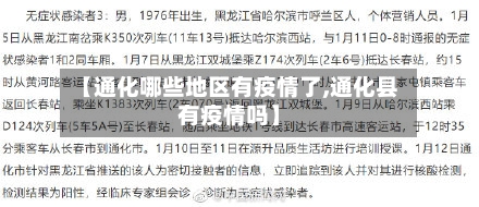 【通化哪些地区有疫情了,通化县有疫情吗】-第2张图片