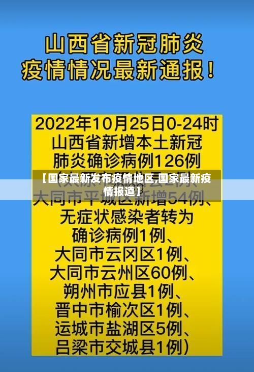 【国家最新发布疫情地区,国家最新疫情报道】