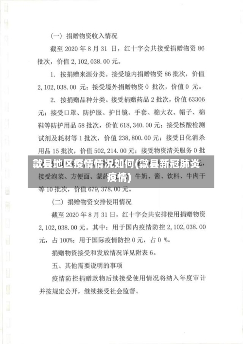 歙县地区疫情情况如何(歙县新冠肺炎疫情)-第2张图片