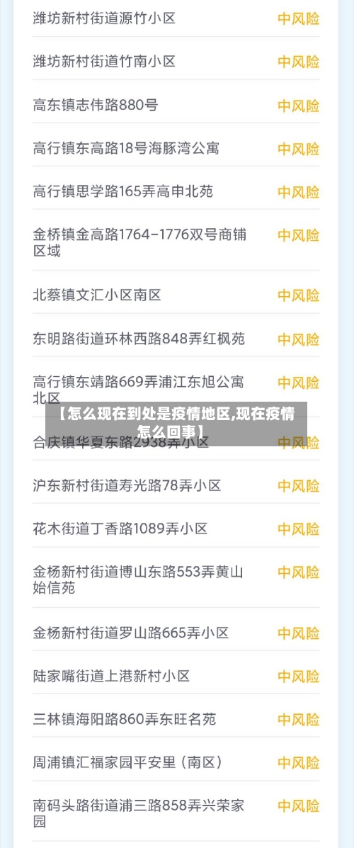 【怎么现在到处是疫情地区,现在疫情怎么回事】-第3张图片