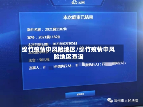 绵竹疫情中风险地区/绵竹疫情中风险地区查询-第2张图片
