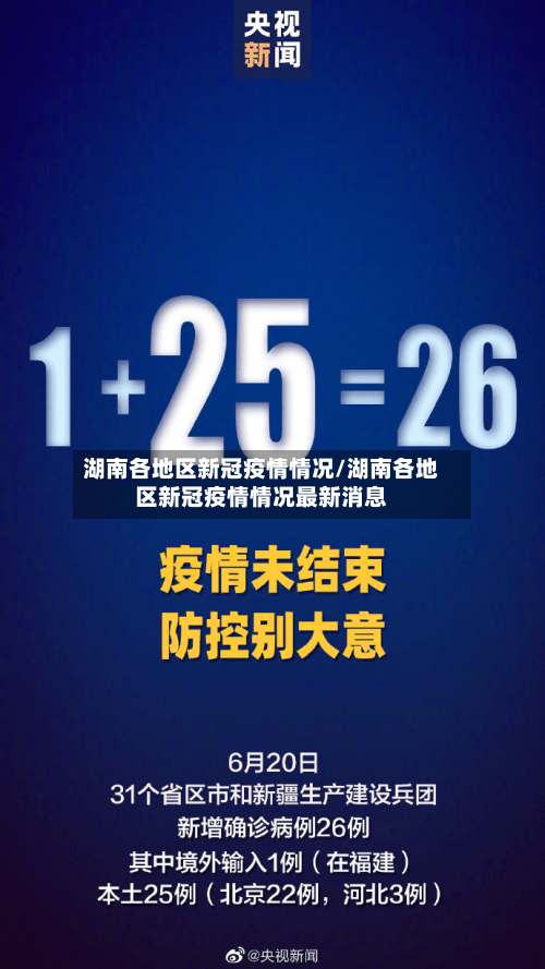 湖南各地区新冠疫情情况/湖南各地区新冠疫情情况最新消息-第2张图片