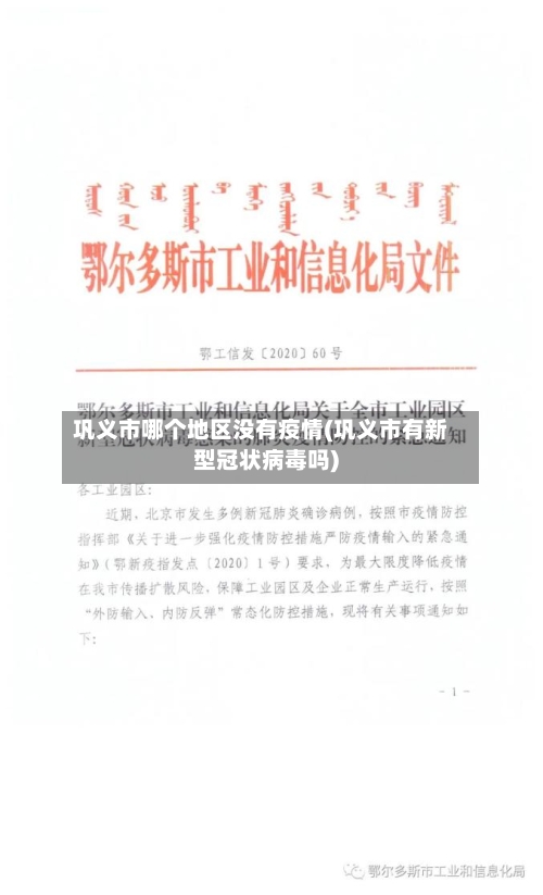 巩义市哪个地区没有疫情(巩义市有新型冠状病毒吗)