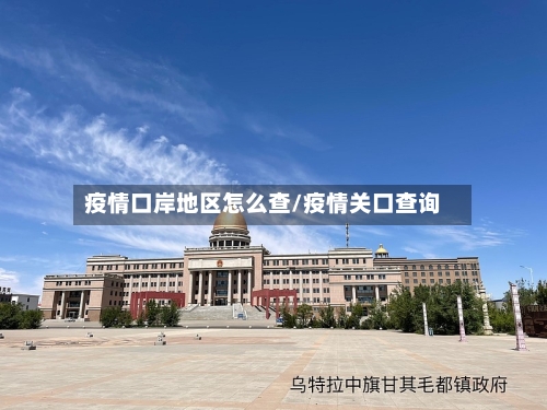 疫情口岸地区怎么查/疫情关口查询-第3张图片