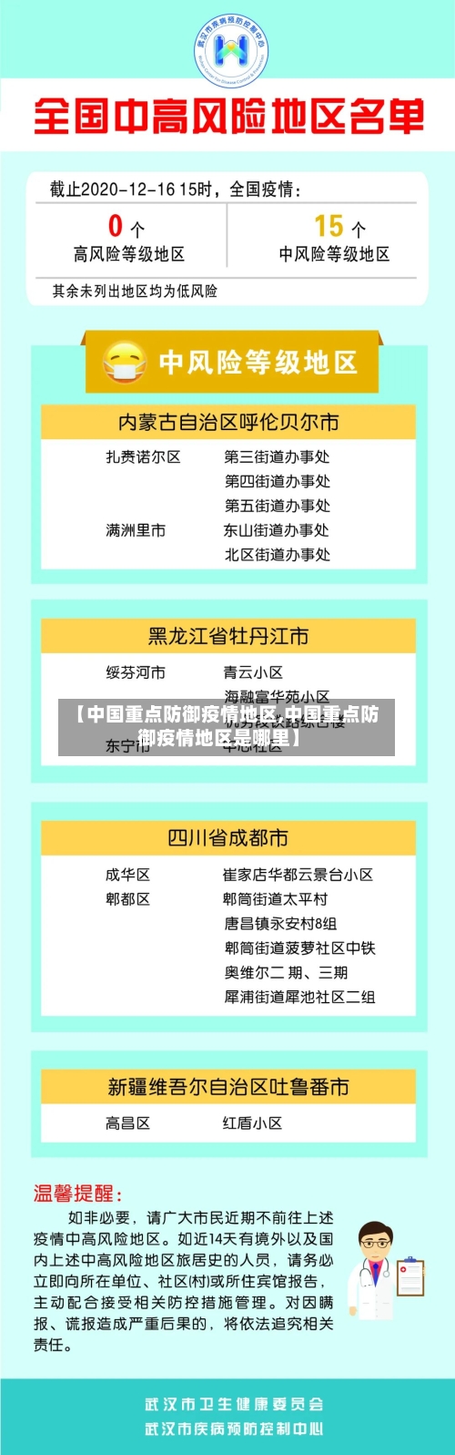 【中国重点防御疫情地区,中国重点防御疫情地区是哪里】
